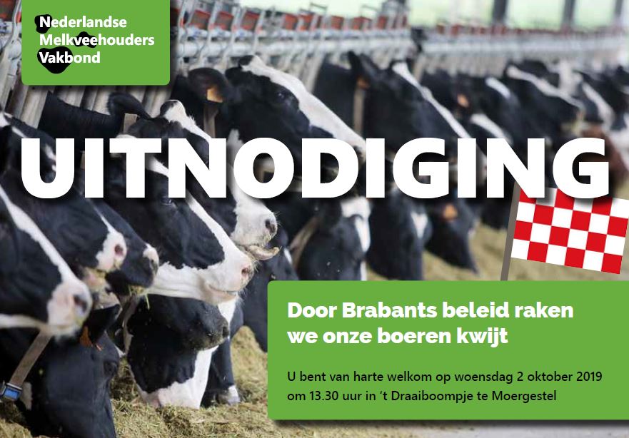 bijeenkomst melkveehouders Brabant